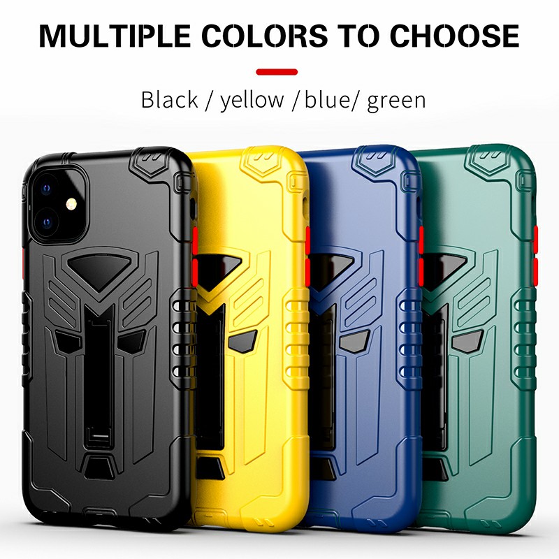 TPU Protective Case Phone Back Cover Heavy Duty Fashion Rugged Armor Slim Case for iPhone 11