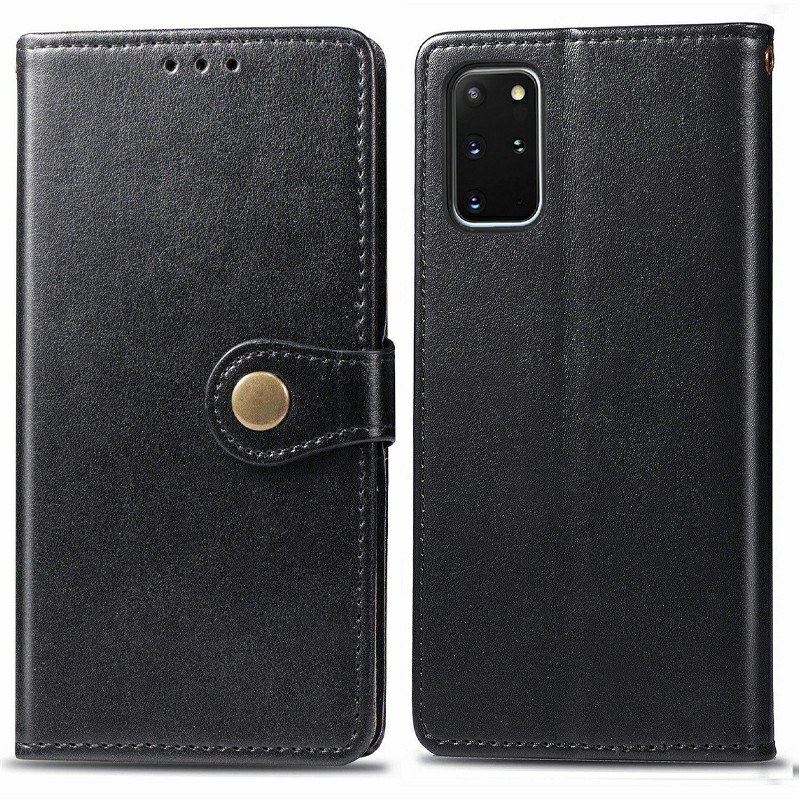 Magnetic PU Leather Wallet Flip Case Cover with Card Slot for Samsung Galaxy S20 Plus