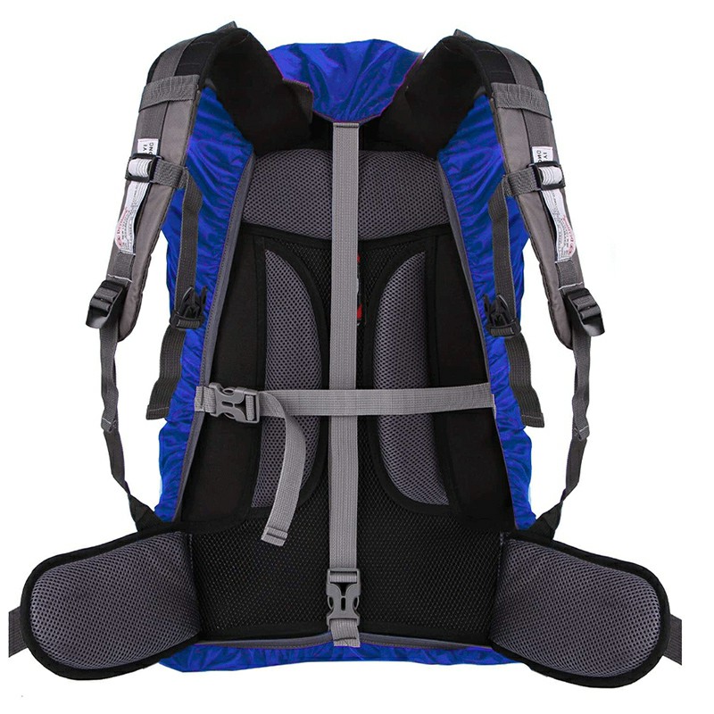 Outdoor Reflective Function Waterproof Dustproof Backpack Rain Cover Shoulder Bag Cover Blue