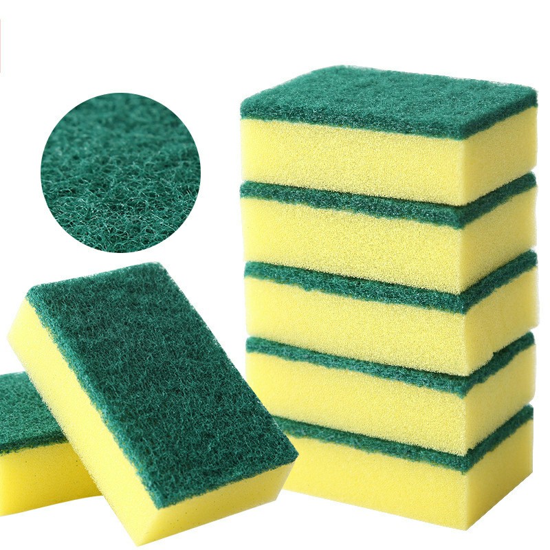 10 pcs Square Ultra Soft Dishwashing Sponges Kitchen Cleaning Tools Gadgets Products