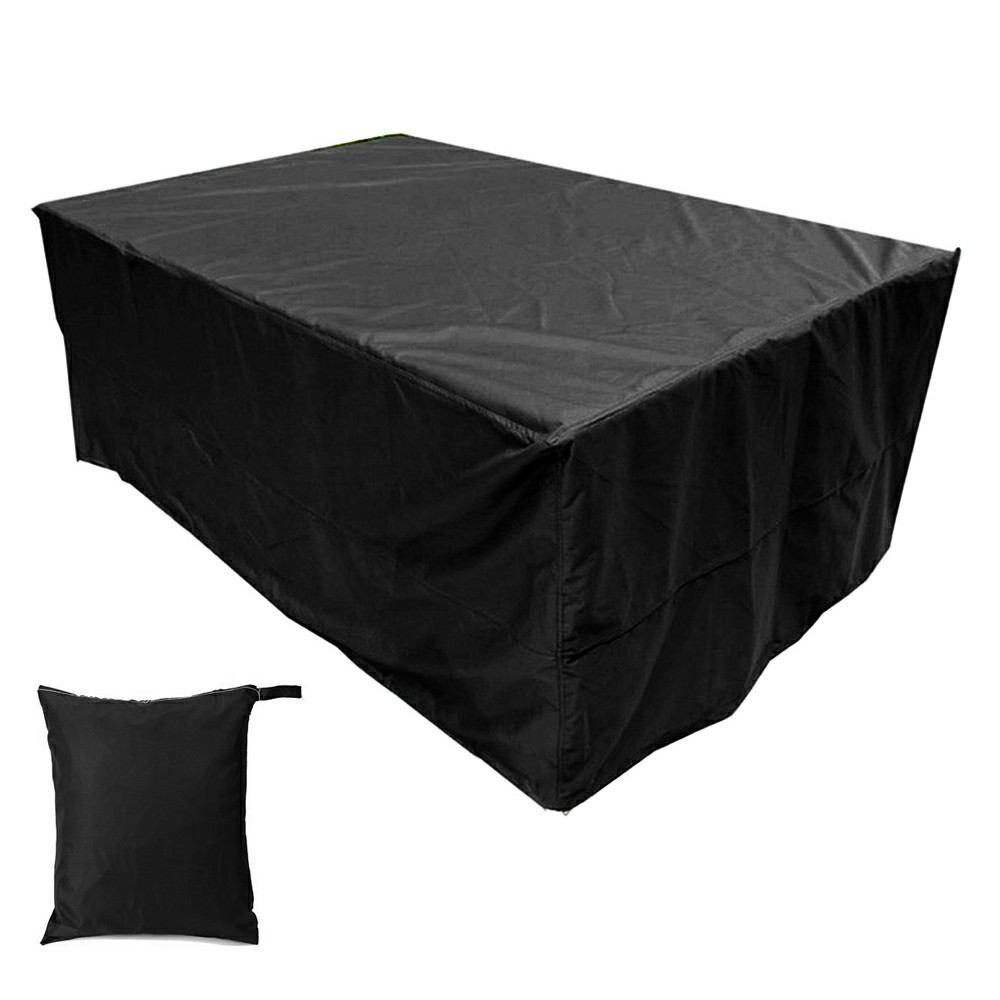 Large Waterproof Rattan Cube Cover Outdoor Garden Furniture Rain Protection Cover