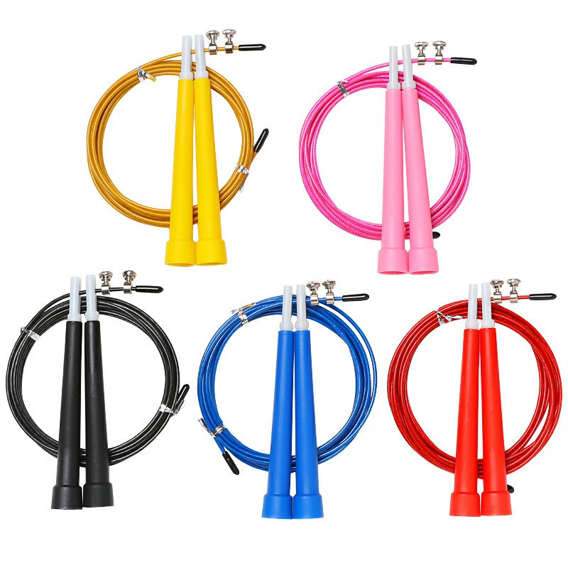 Plastic Skipping Rope Crossfit Steel Wire for Adult and Children Fitness Equipment
