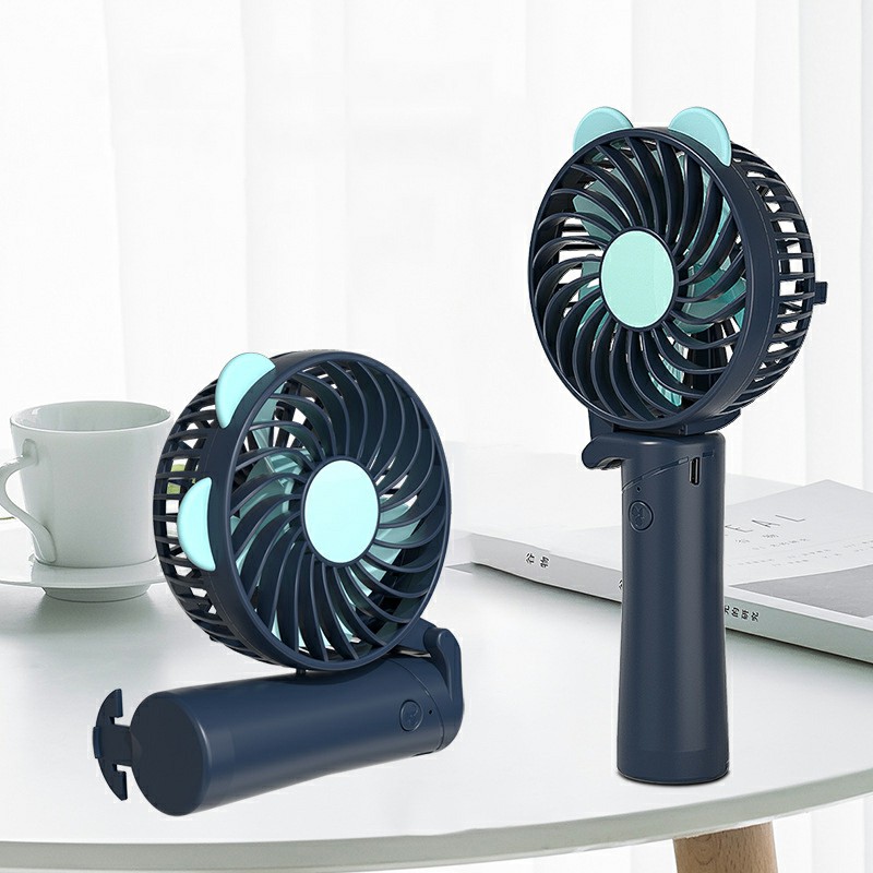 Mini USB Fan Handheld Creative Folding Desktop Fan Cooler Fan Rechargeable