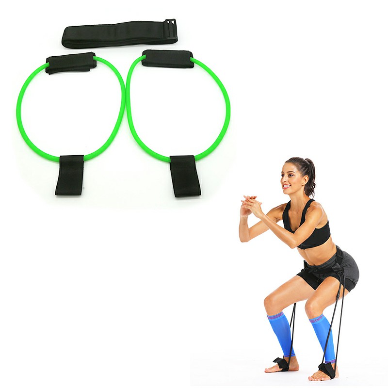 Fitness Resistance Belt Adjustable Elastic Workout Booty Butt Band for Gym Muscles Exercise