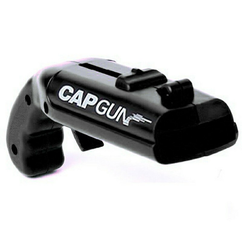 Cap Gun Can Opener Spring Cap Catapult Launcher Gun Shape Bar Tool Drink Shooter Beer Bottle