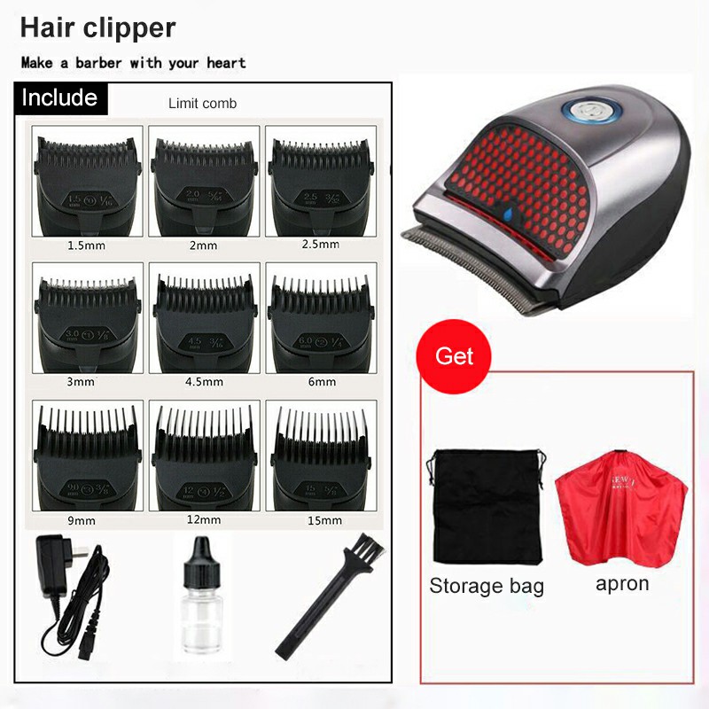 Electric Hair Trimmer Clipper Professional Beard Trimmer Cordless USB Hair Cutting Machine