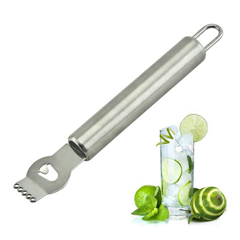 Lemon Peeler Stainless Steel Lemon Zester Grater Lime Orange Citrus Fruit Grater