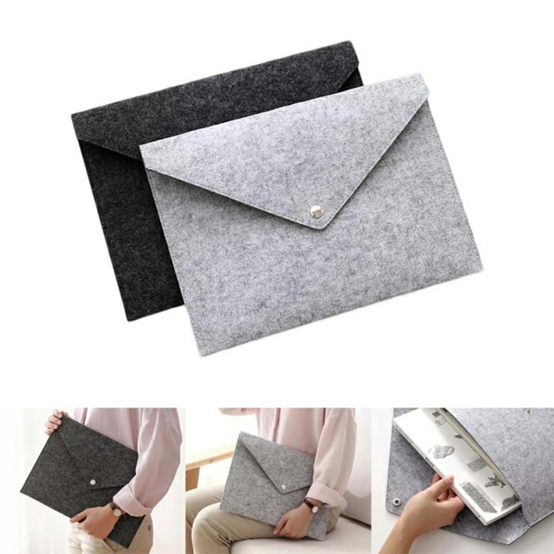 A4 Document Bag Pad Business Briefcase File Folders Chemical Felt Filing Products