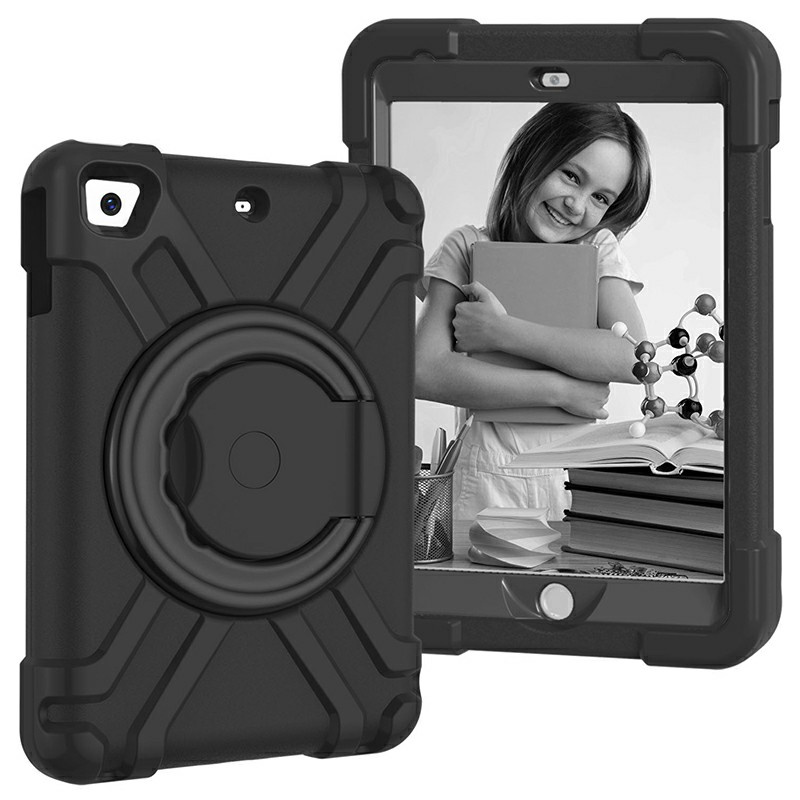 Silicon Shockproof Stand 360 Degree Rotation Back Cover Bags for iPad Mini1/2/3