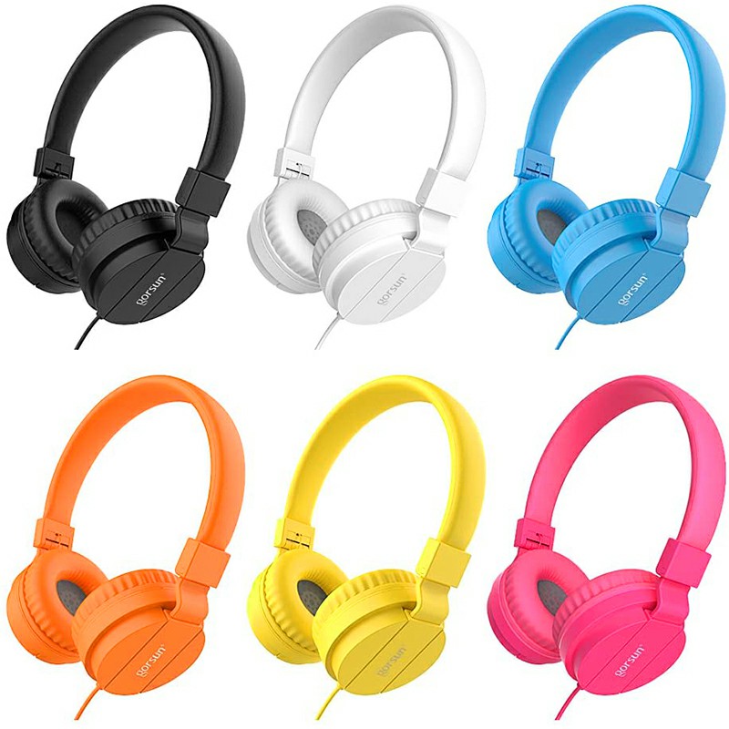 GS-778 Lightweight Stereo Foldable Wired Headphones Children Headset