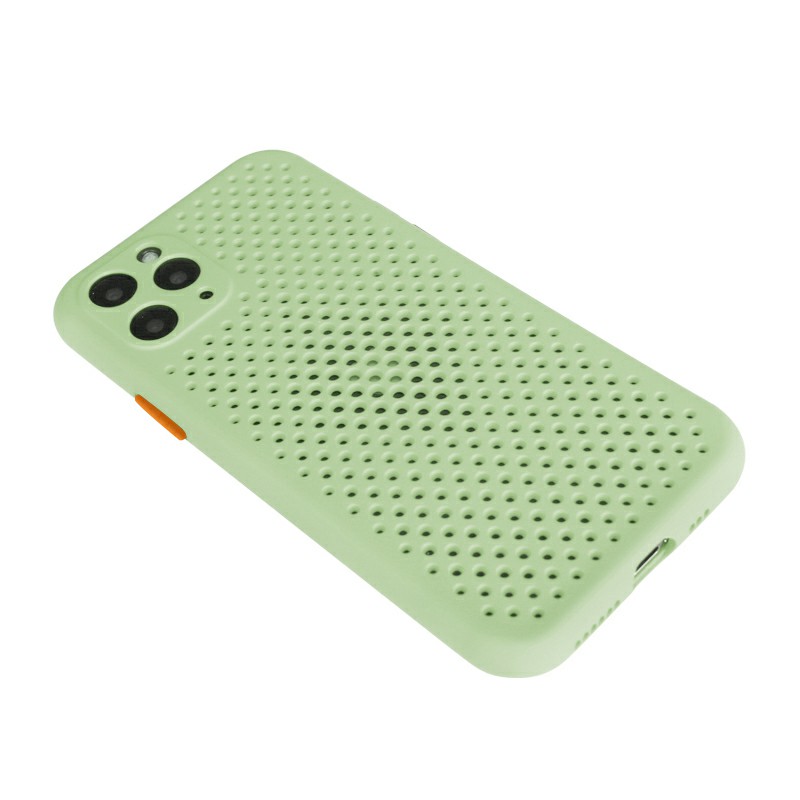 Soft Silicon Protective Back Case with Cooling Mesh for iPhone 11 Pro