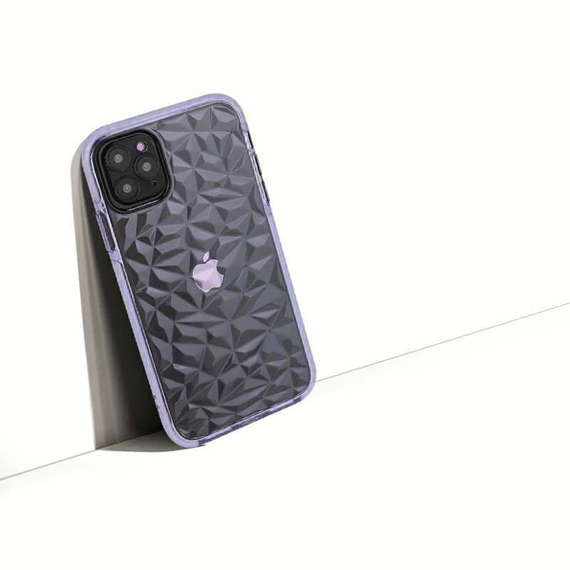 Diamond Pattern Slim Silicone TPU Case for iPhone 11 Pro Max