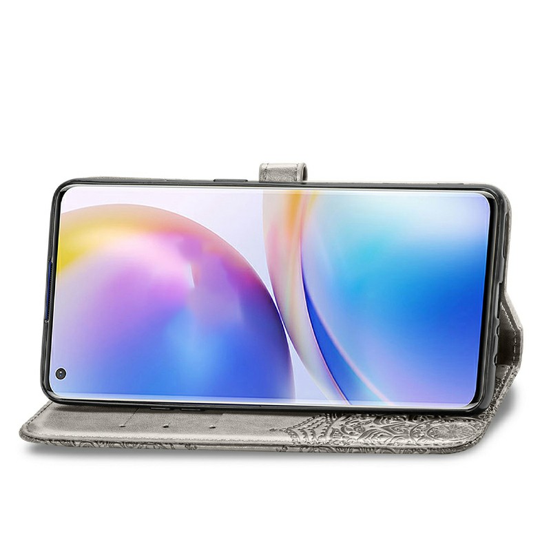 Flip Stand PU Leather Case for OnePlus 8 Pro