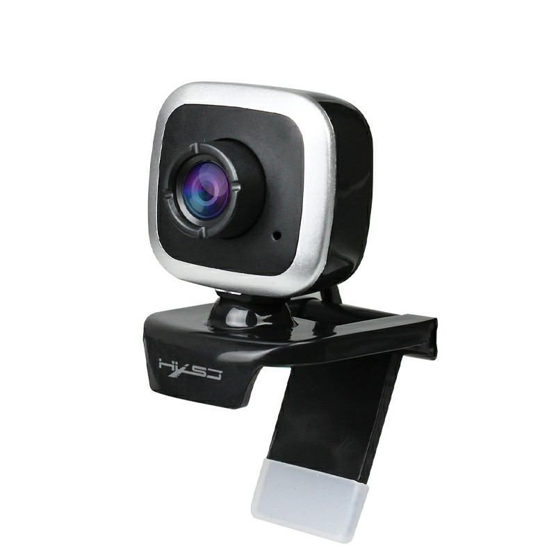 480P High Definition 480P Rotatable Web Camera Built-in Microphone - Silver