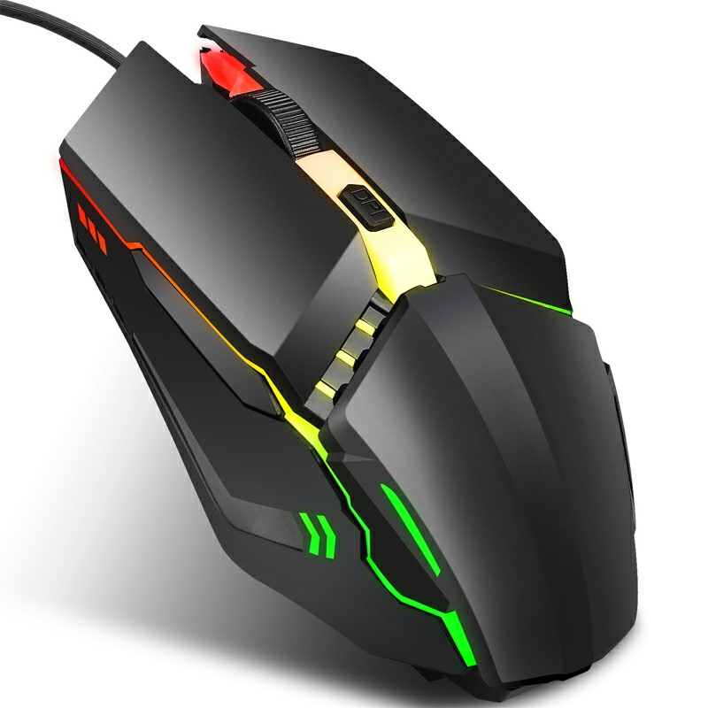 S200 Adjustable DPI LED Optical Wired Gaming Mouse
