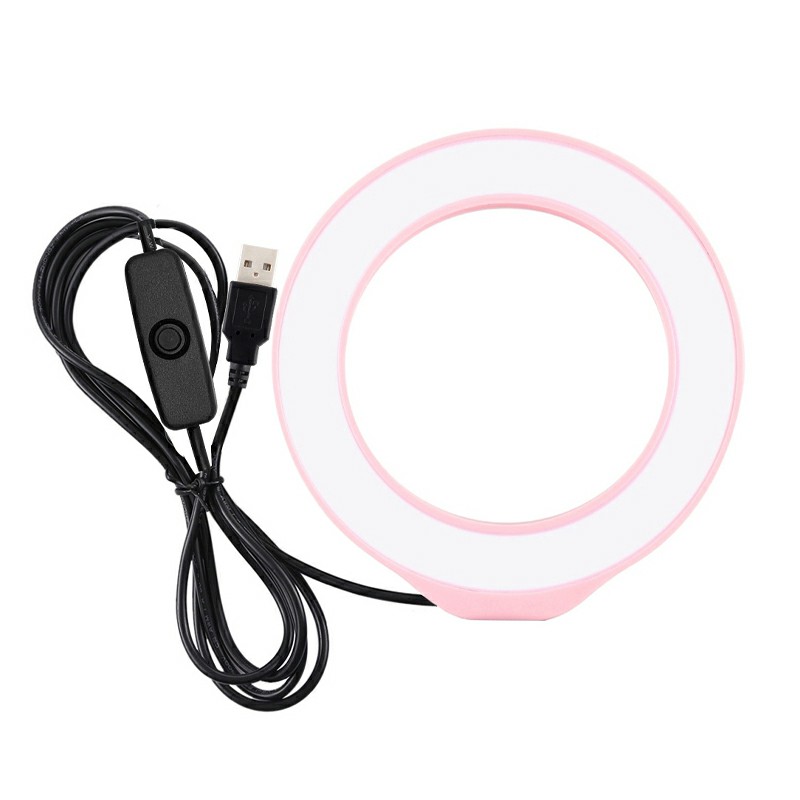 4.7 inch 12cm USB White Light LED Ring Vlogging Photography Video Lights