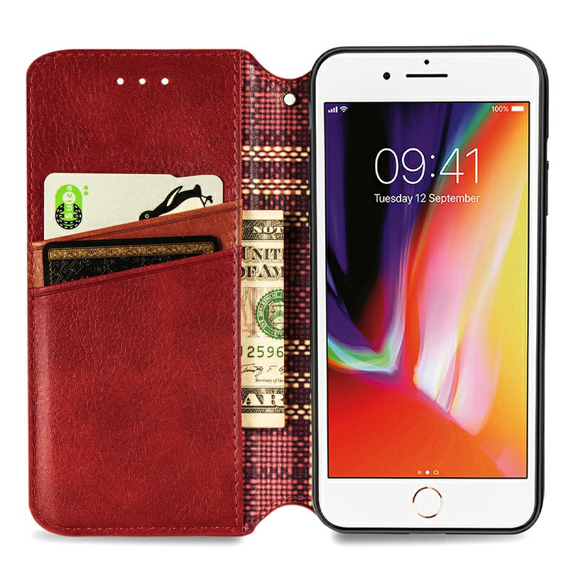 Magnetic PU Leather Wallet Case Cover for iPhone 7/8/SE