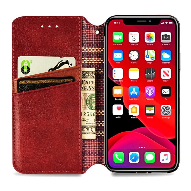 Magnetic PU Leather Wallet Cover Protective Case for iPhone XR