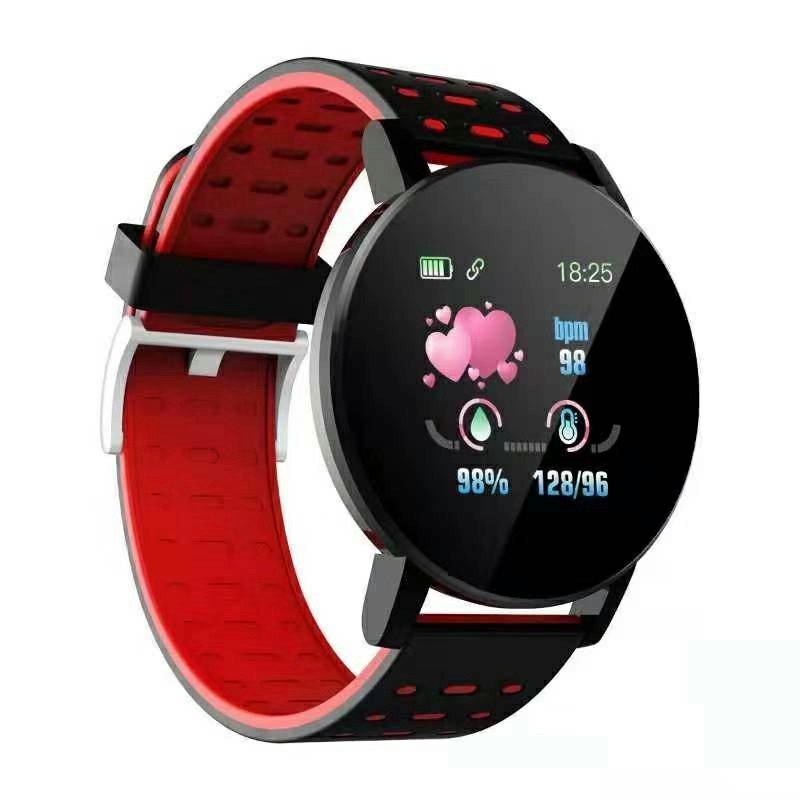 119plus Bluetooth Smart Watch Heart Rate Tracker Fitness Smartwatch