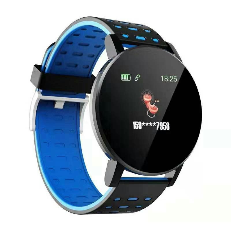 119plus Bluetooth Smart Watch Heart Rate Tracker Fitness Smartwatch