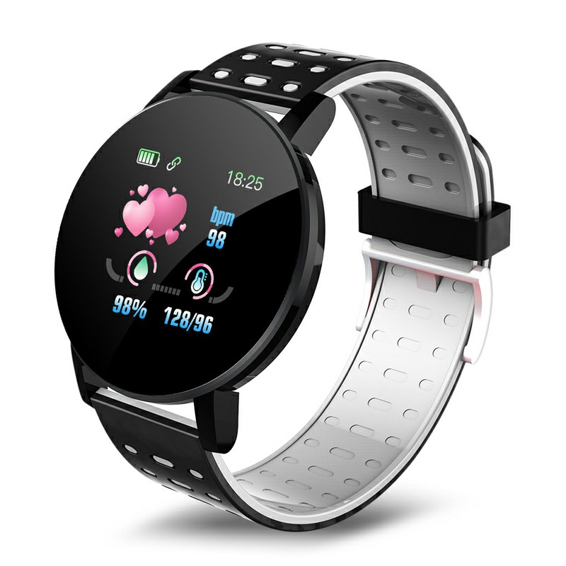 119plus Bluetooth Smart Watch Heart Rate Tracker Fitness Smartwatch