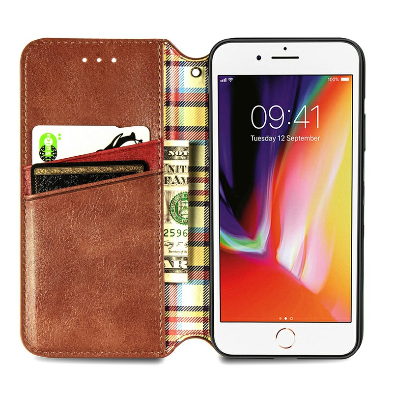 Magnetic PU Leather Wallet Case Cover for iPhone 7plus/8plus