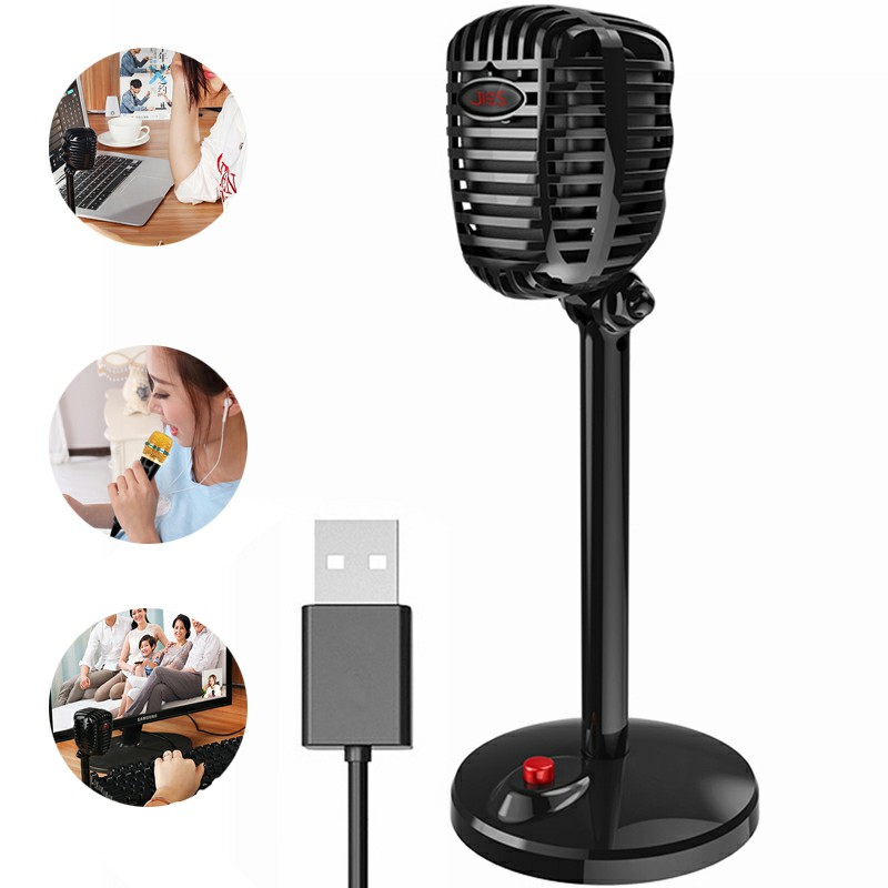 USB Conferencing Microphone High Sensitivity 360 degree Sound Pickup Desktop Conference Mic