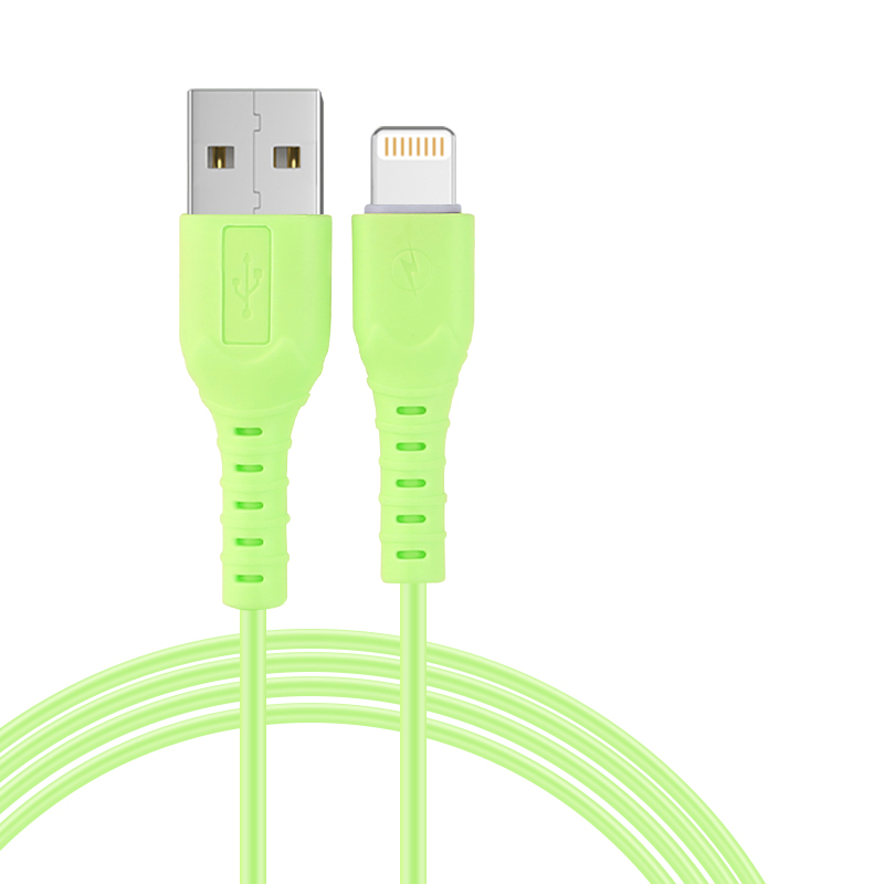1M New Style Candy Colour 8 pin Charging Cable