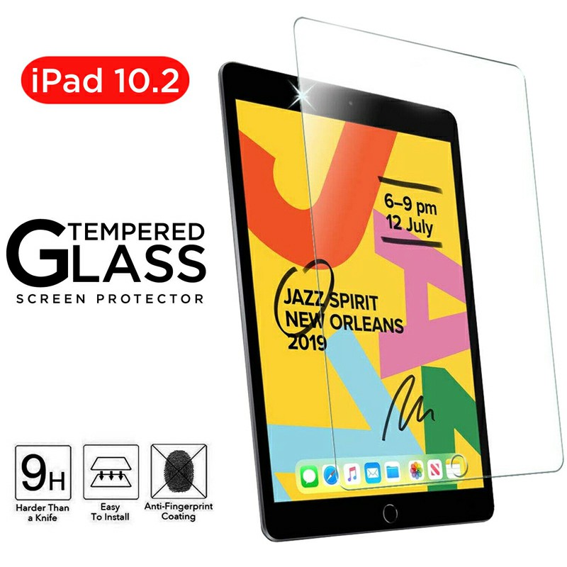 Tempered Glass Screen Protector for Apple iPad 10.2 inch (2019) 7th Generation