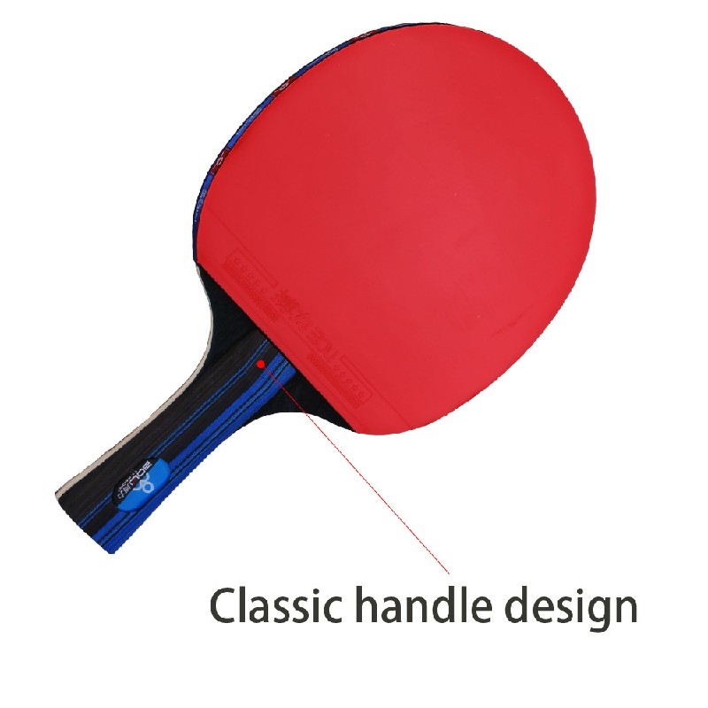 Table Tennis Racket Ppong Table Tennis Set 2 Bats with Cases + 3 Balls