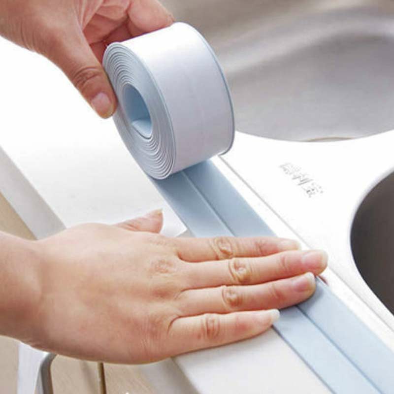 Caulk Tape Strip Bathroom Kitchen Self Adhesive Sealant Tape Edge Sink Wall