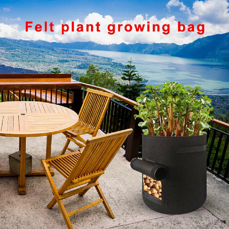 2 pcs 10 Gallon Potato Grow Planter Bags Vegetable Planting Bag Fabric Pot Onion
