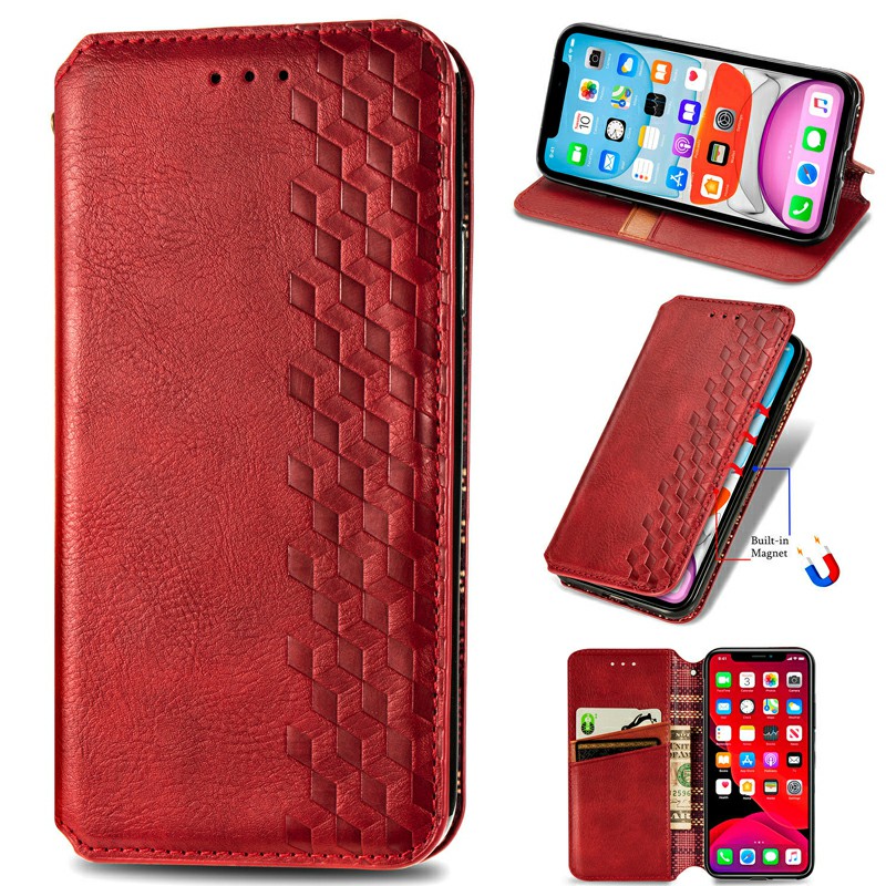 Magnetic PU Leather Wallet Case Flip Stand Cover for iPhone XS Max