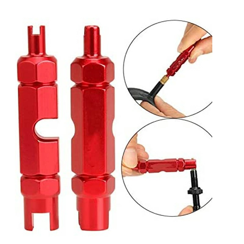 3 in 1 Valve Core Remover Tool Presta Schrader Bicycle MTB Mountain Road Bike Tubeless
