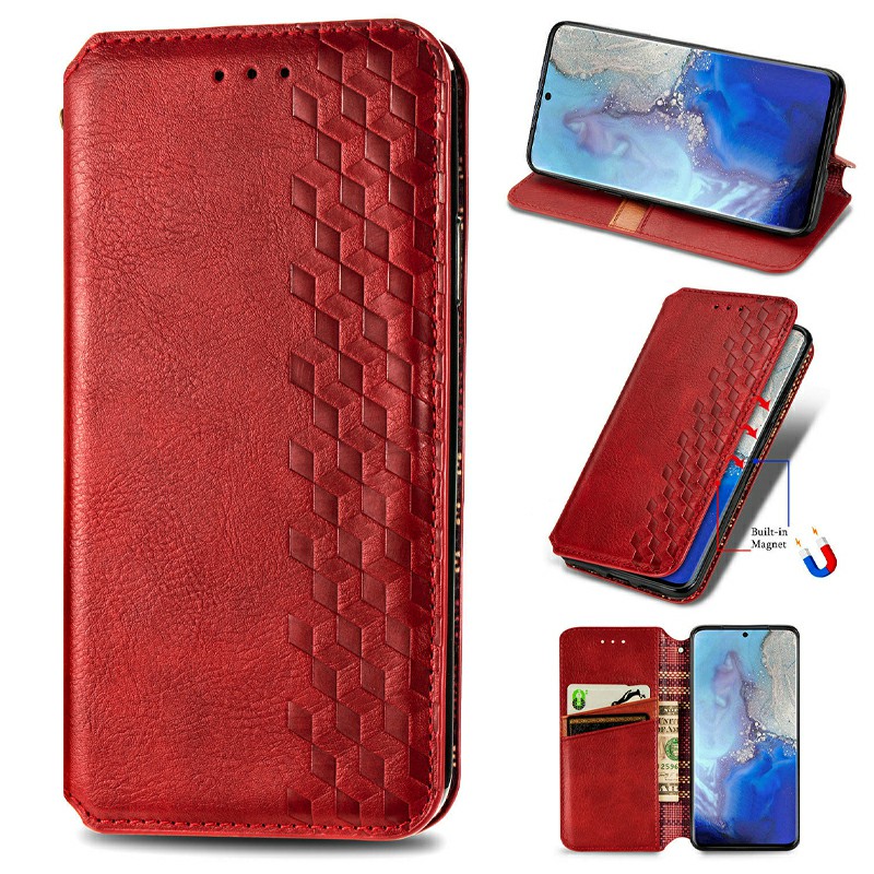 Magnetic PU Leather Wallet Case Cover for  Samsung Galaxy S20 Ultra