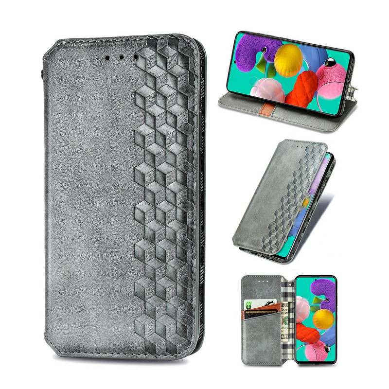 Magnetic PU Leather Wallet Case Flip Stand Cover for Samsung Galaxy A51