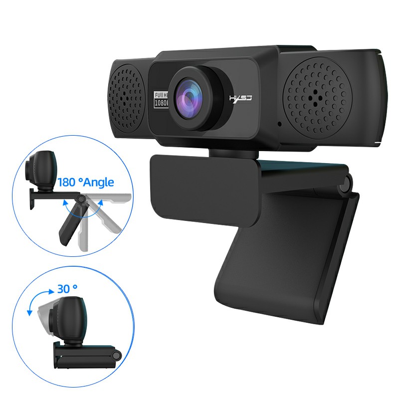 S5 Full HD 1080P Autofocus Wide - angle Webcam Camera Built-in 10m Sound-absorbing Microphone