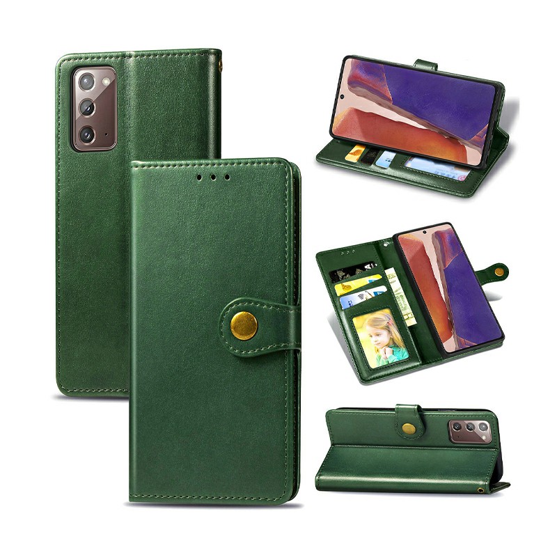 Magnetic PU Leather Wallet Case Cover for Samsung Galaxy Note 20