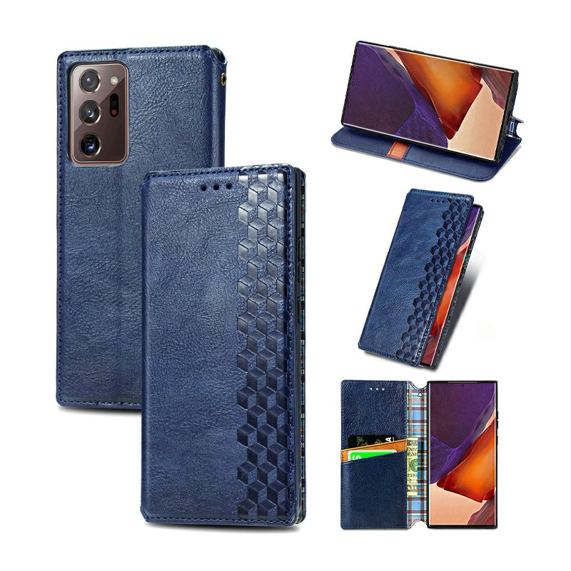 Magnetic PU Leather Wallet Case with Holder Stand Function for Samsung Galaxy Note 20 Ultra