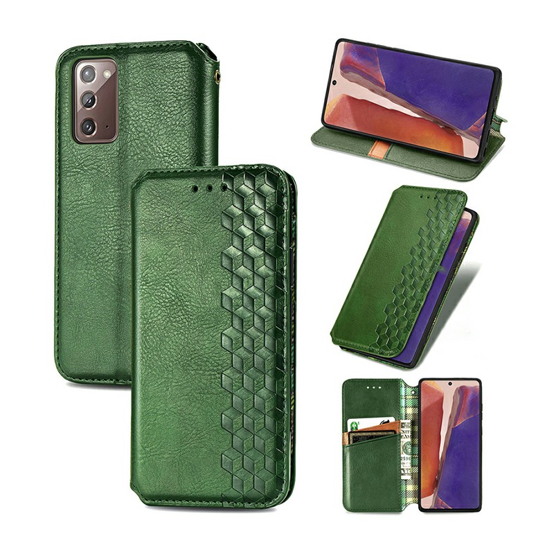 Leather Wallet Magnetic PU Case with Holder Stand Function for Samsung Galaxy Note 20