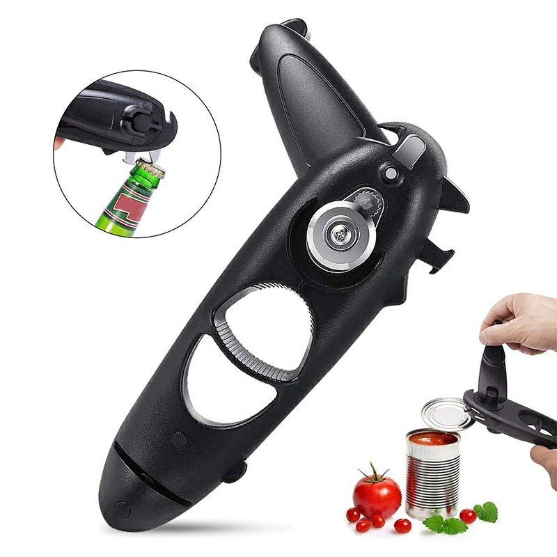 Manual 8 in 1 Multifunctional Stainless Steel Manual Can Opener