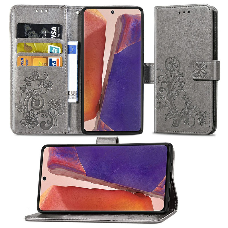 Flip Stand PU Leather Case Phone Cover for Samsung Galaxy Note 20
