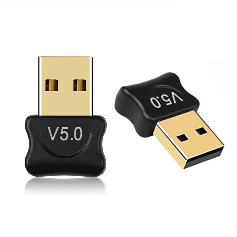 USB Bluetooth 5.0 Adapter for PC Win 10/8.1/8/7/XP/Vista with CD