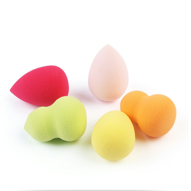5 pcs Latex-free and Vegan Makeup Blender Beauty Sponge Mini Puff Beauty Makeup Egg