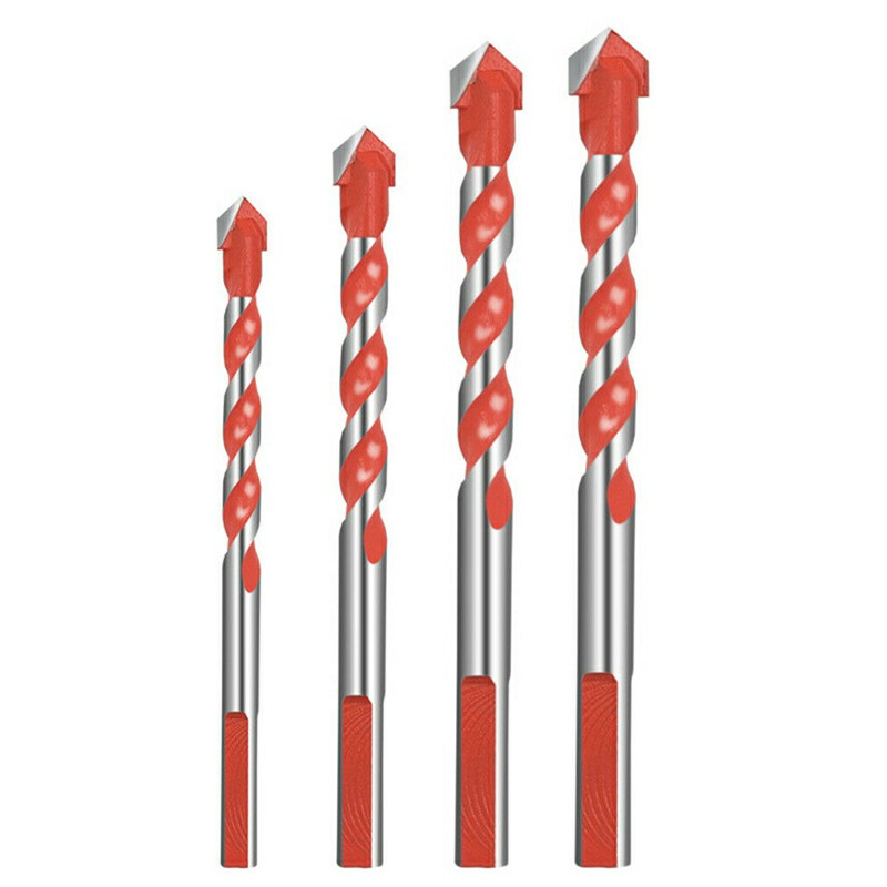 4pcs Ultimate Drill Bits Multifunctional Ceramic Glass Hole Working Sets