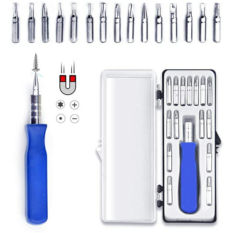16 in 1 Bit Sets Magnetic Portable Household Removable Tool with Case