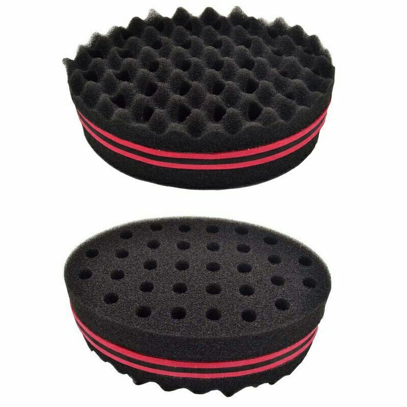 Wave Barber Hair Brush Sponge for Dreads Afro Locs Twist Curl Coil Magic Tool