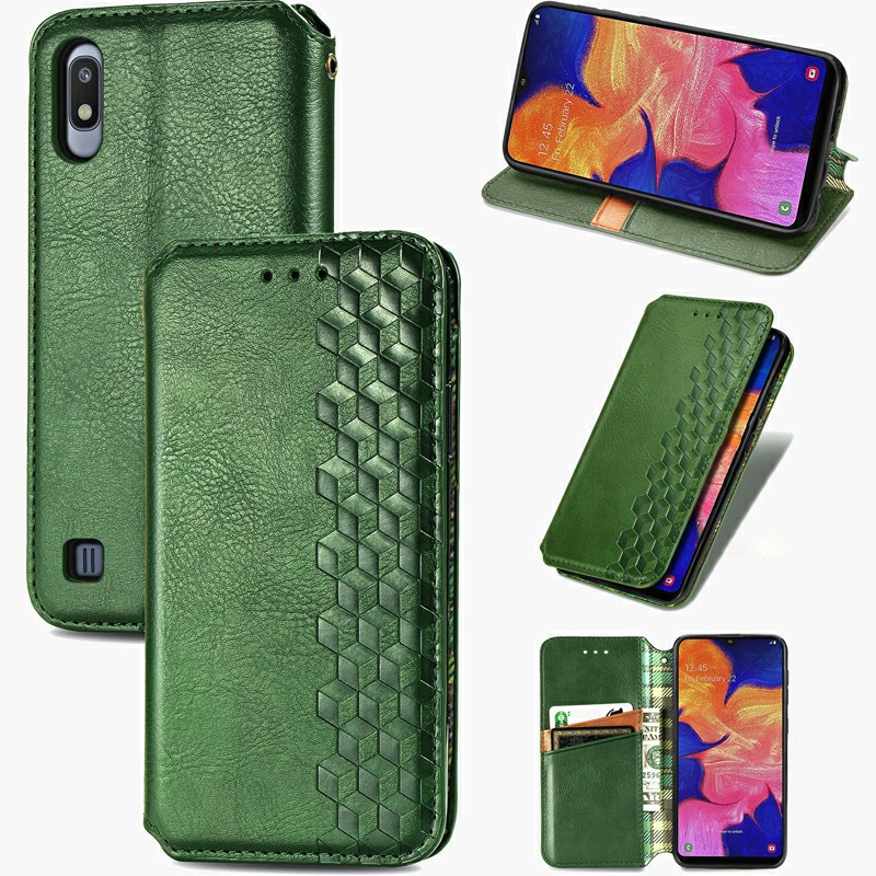 Magnetic PU Leather Wallet Case Cover with Stand Holder for Samsung Galaxy A10