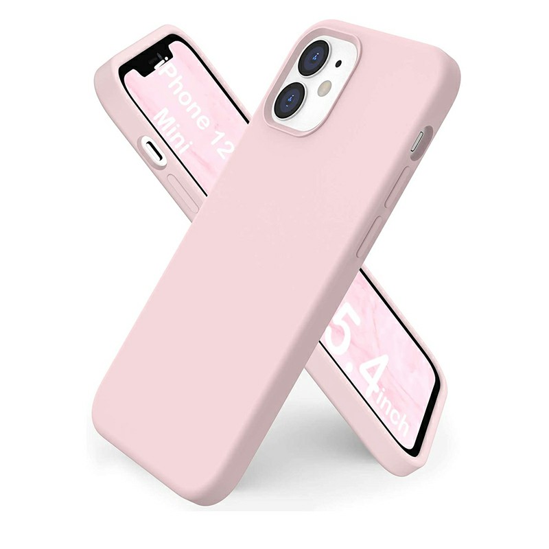 Silicone Shockproof Cover Back Case Protective Soft Phone Colver for iPhone 12 mini