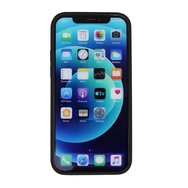 Liquid Silicone Gel Rubber Shockproof Cover Back Case for iPhone 12